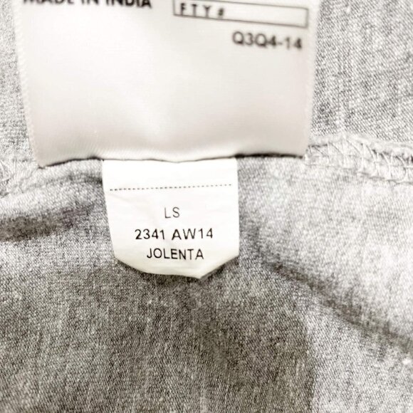 Kappa Large Zip Up Sweater Gray - Picture 7 of 7